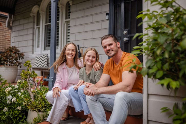 Family considering their insurance options.